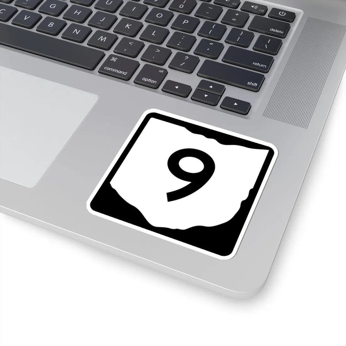 OH-9 (Ohio) (Road Sign) STICKER Vinyl Kiss-Cut Decal - The Sticker Space