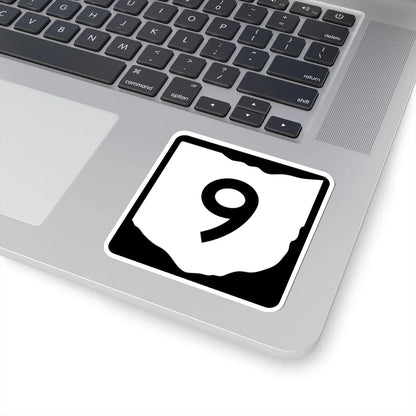 OH-9 (Ohio) (Road Sign) STICKER Vinyl Kiss-Cut Decal - The Sticker Space