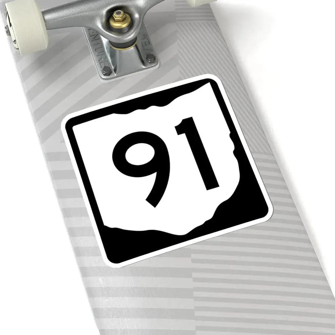 OH-91 (Ohio) (Road Sign) STICKER Vinyl Kiss-Cut Decal - The Sticker Space
