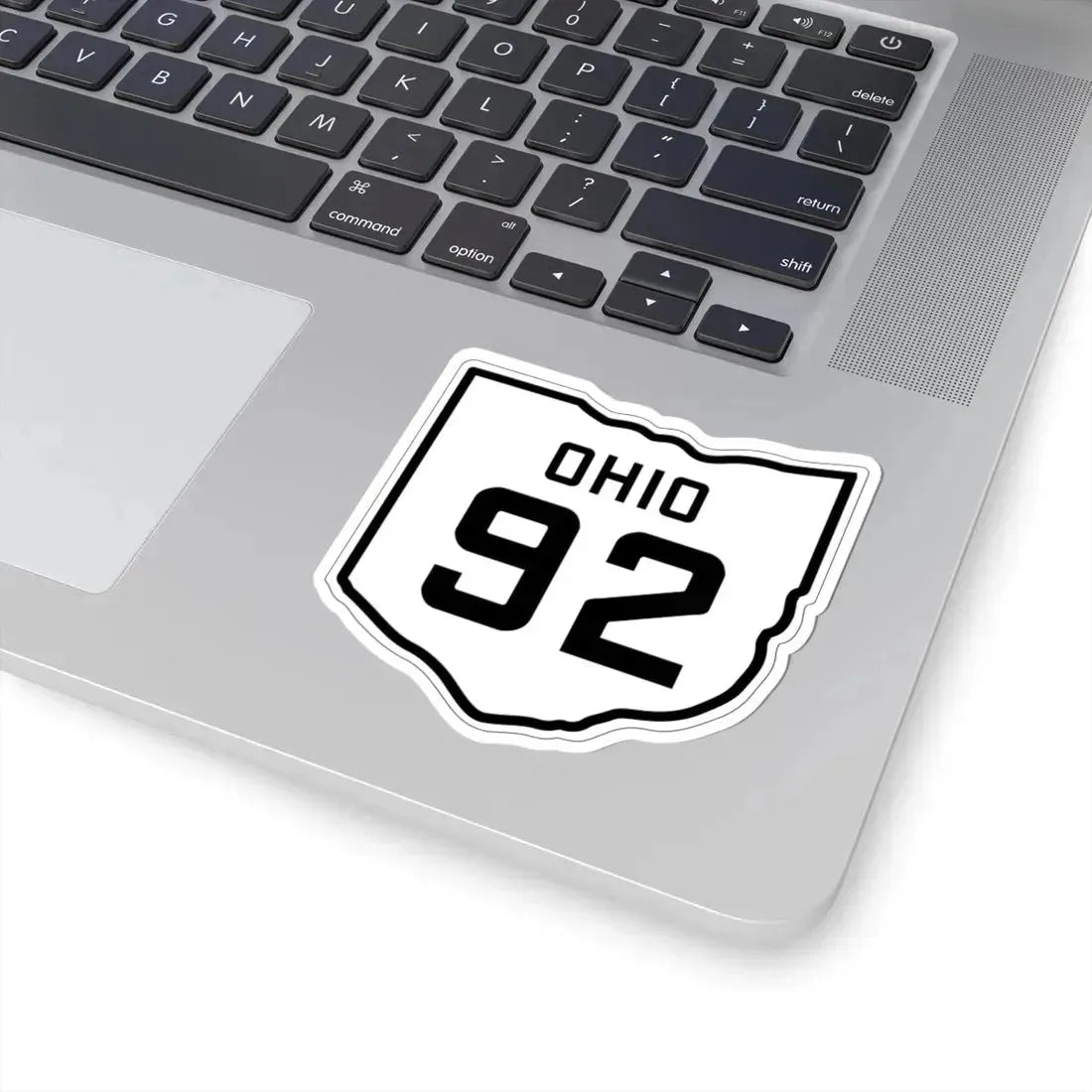 OH-92 1927 (Ohio) (Road Sign) STICKER Vinyl Kiss-Cut Decal - The Sticker Space