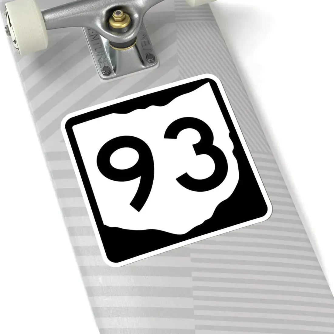 OH-93 (Ohio) (Road Sign) STICKER Vinyl Kiss-Cut Decal - The Sticker Space