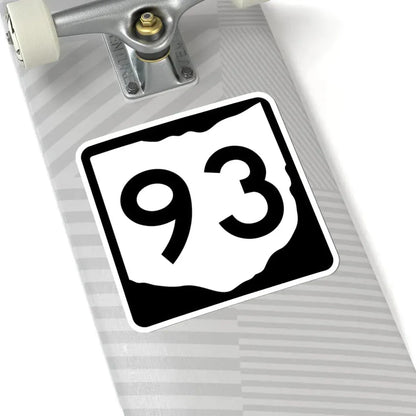 OH-93 (Ohio) (Road Sign) STICKER Vinyl Kiss-Cut Decal - The Sticker Space