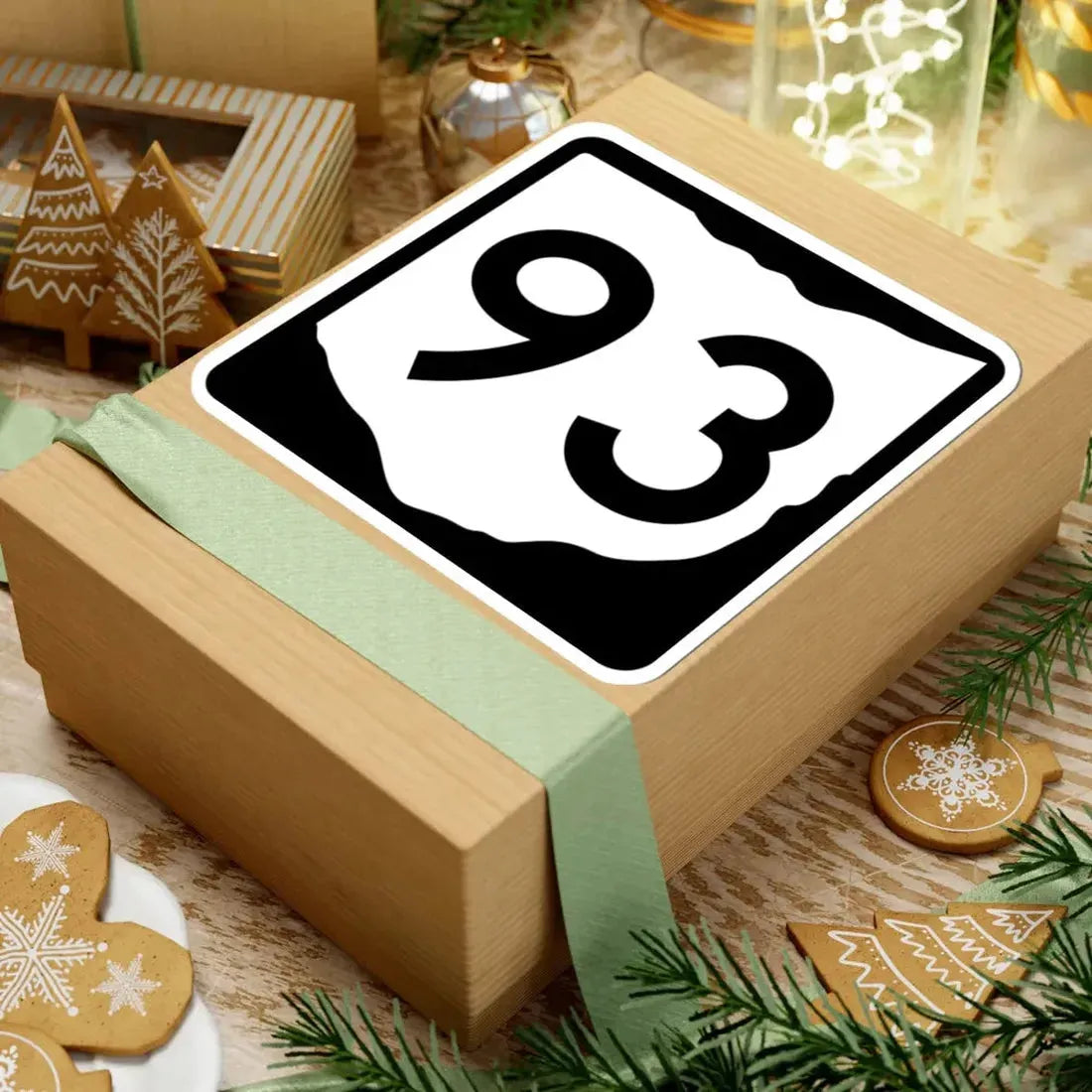 OH-93 (Ohio) (Road Sign) STICKER Vinyl Kiss-Cut Decal - The Sticker Space