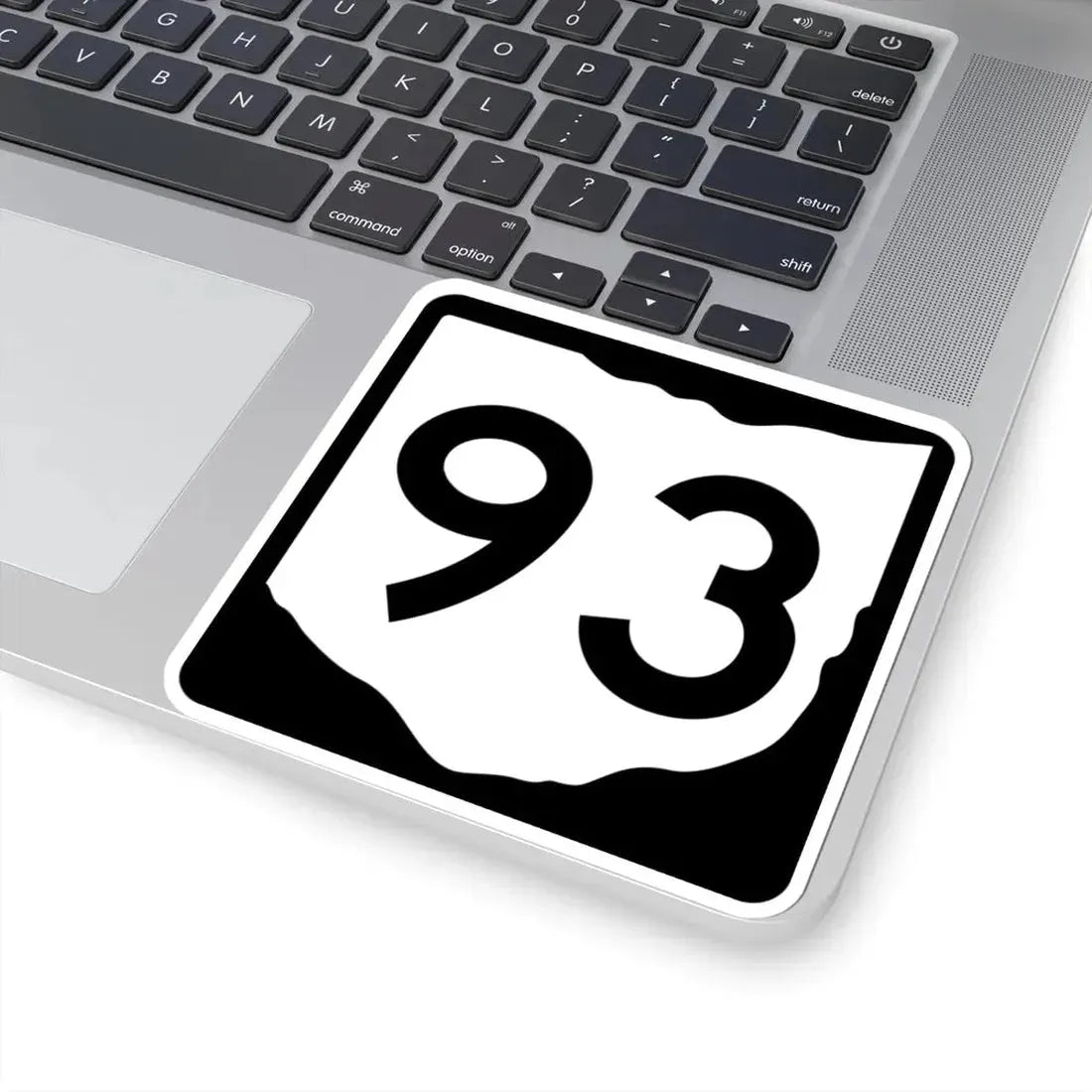 OH-93 (Ohio) (Road Sign) STICKER Vinyl Kiss-Cut Decal - The Sticker Space