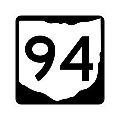 OH-94 (Ohio) (Road Sign) STICKER Vinyl Kiss-Cut Decal 2 Inch White - The Sticker Space