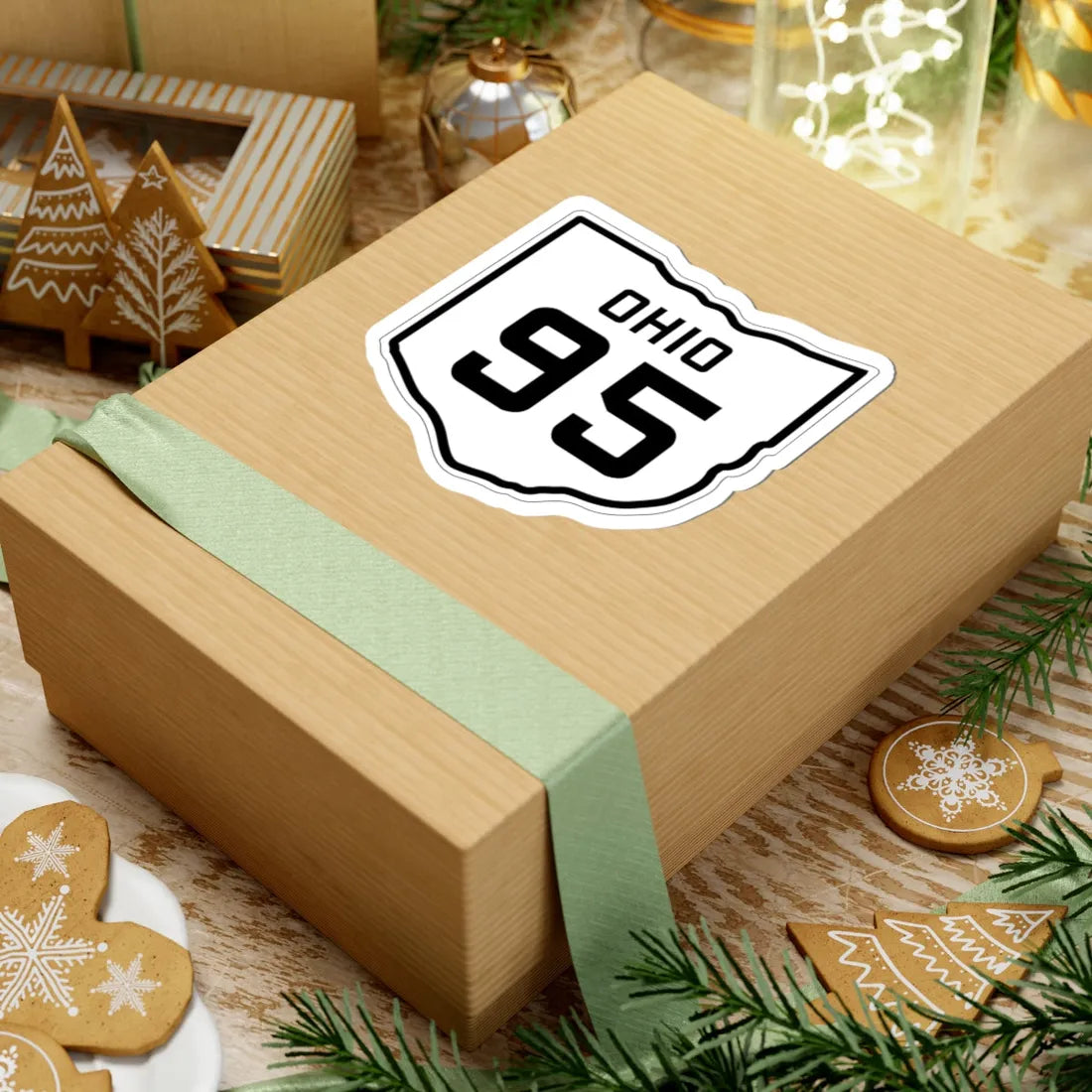 OH-95 1927 (Ohio) (Road Sign) STICKER Vinyl Kiss-Cut Decal - The Sticker Space
