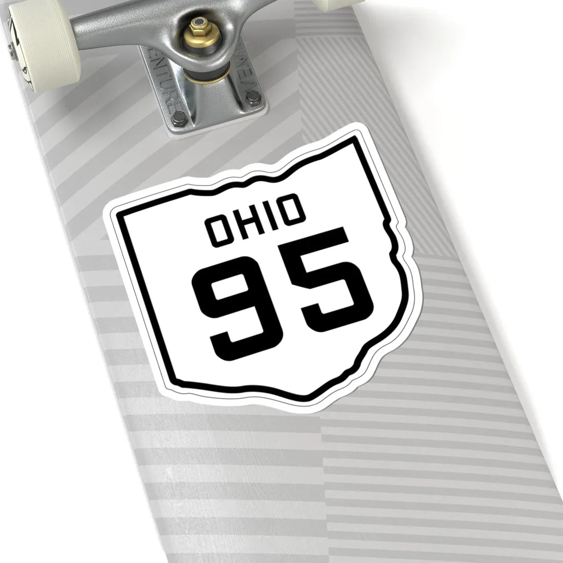 OH-95 1927 (Ohio) (Road Sign) STICKER Vinyl Kiss-Cut Decal - The Sticker Space