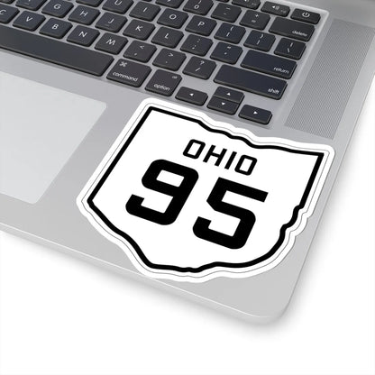 OH-95 1927 (Ohio) (Road Sign) STICKER Vinyl Kiss-Cut Decal - The Sticker Space