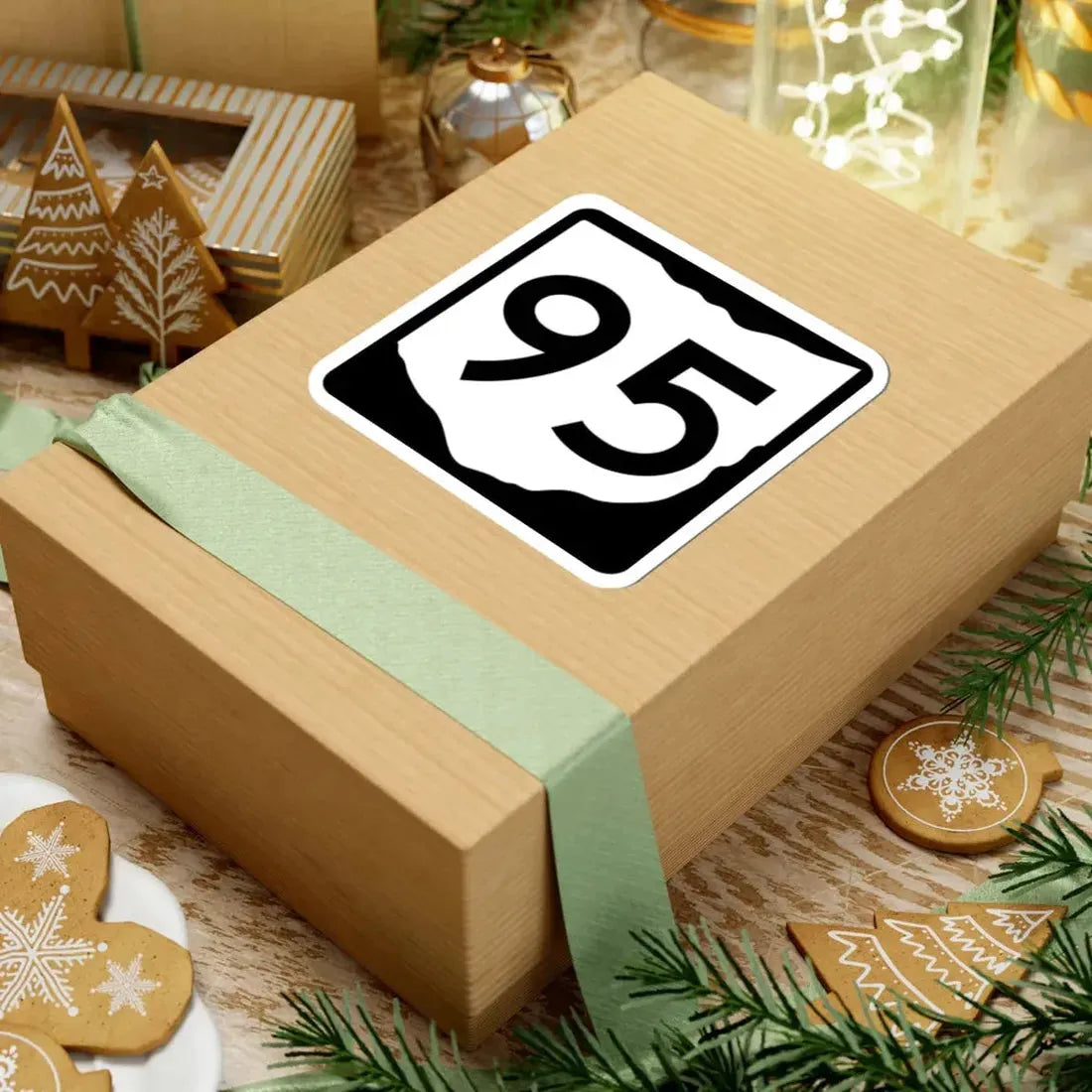 OH-95 (Ohio) (Road Sign) STICKER Vinyl Kiss-Cut Decal - The Sticker Space