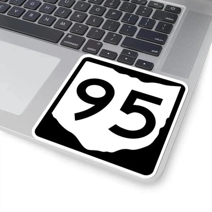 OH-95 (Ohio) (Road Sign) STICKER Vinyl Kiss-Cut Decal - The Sticker Space