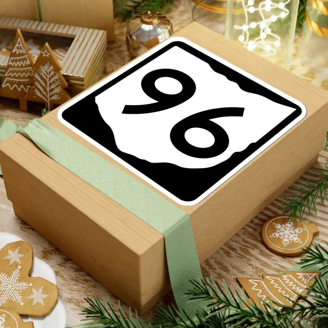 OH-96 (Ohio) (Road Sign) STICKER Vinyl Kiss-Cut Decal - The Sticker Space