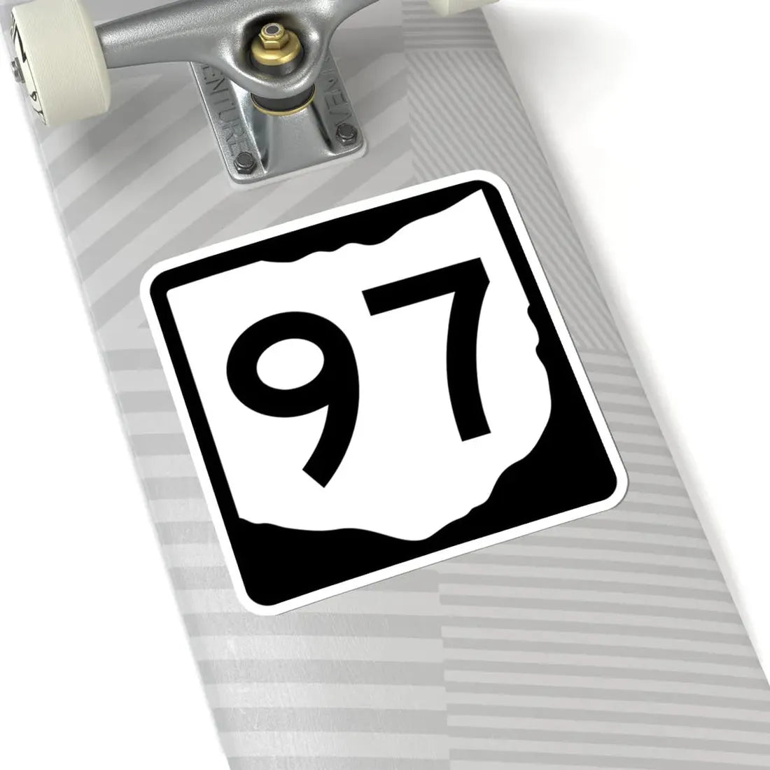 OH-97 (Ohio) (Road Sign) STICKER Vinyl Kiss-Cut Decal - The Sticker Space