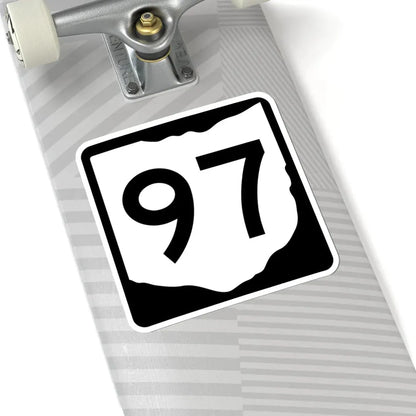 OH-97 (Ohio) (Road Sign) STICKER Vinyl Kiss-Cut Decal - The Sticker Space