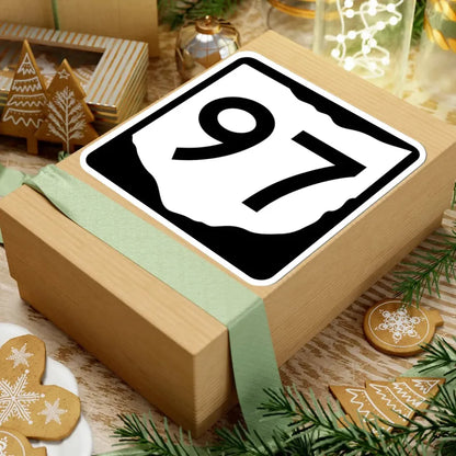 OH-97 (Ohio) (Road Sign) STICKER Vinyl Kiss-Cut Decal - The Sticker Space