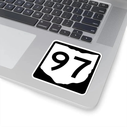 OH-97 (Ohio) (Road Sign) STICKER Vinyl Kiss-Cut Decal - The Sticker Space