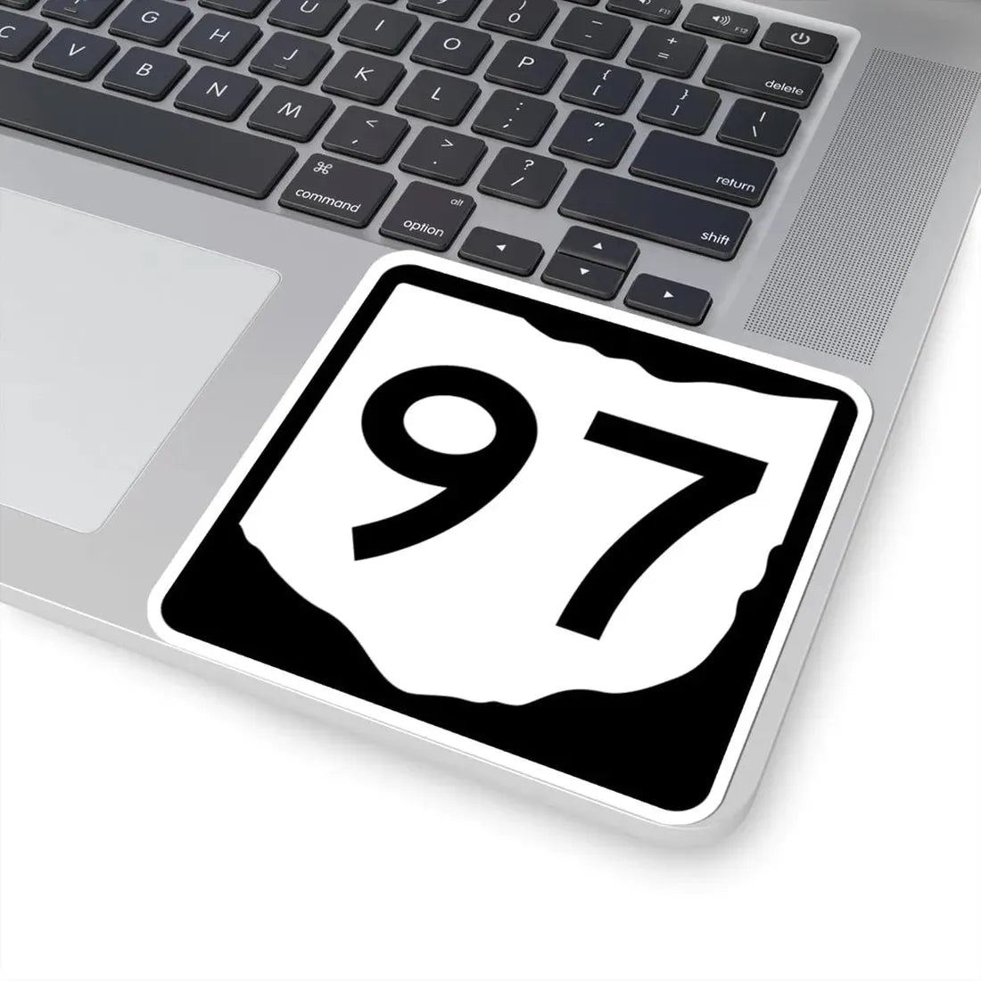 OH-97 (Ohio) (Road Sign) STICKER Vinyl Kiss-Cut Decal - The Sticker Space