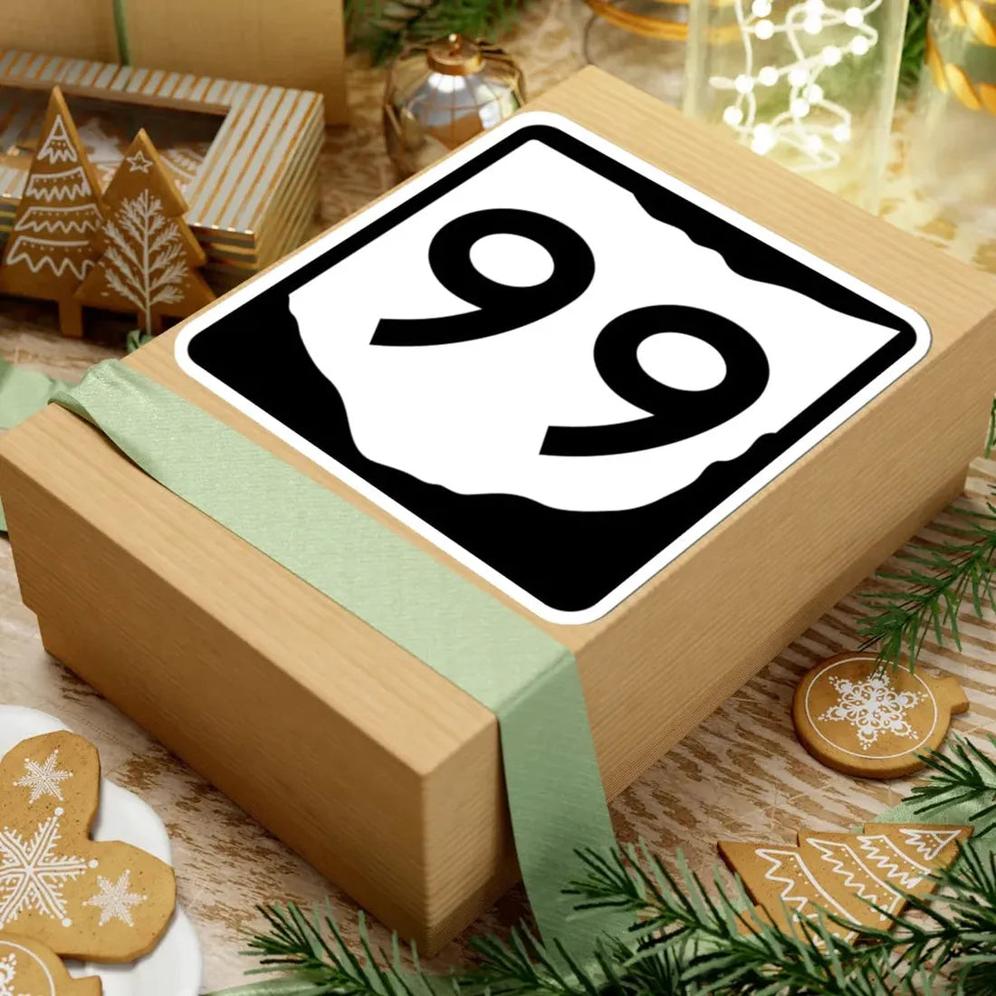 OH-99 (Ohio) (Road Sign) STICKER Vinyl Kiss-Cut Decal - The Sticker Space