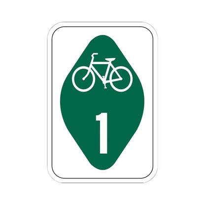 OH Bike 1 (Ohio) (Road Sign) STICKER Vinyl Kiss-Cut Decal 6 Inch White - The Sticker Space