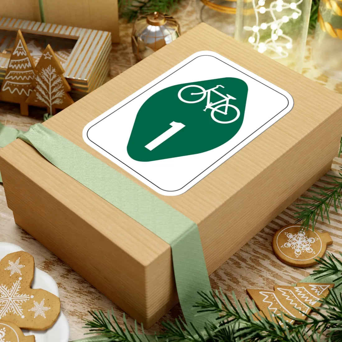 OH Bike 1 (Ohio) (Road Sign) STICKER Vinyl Kiss-Cut Decal - The Sticker Space