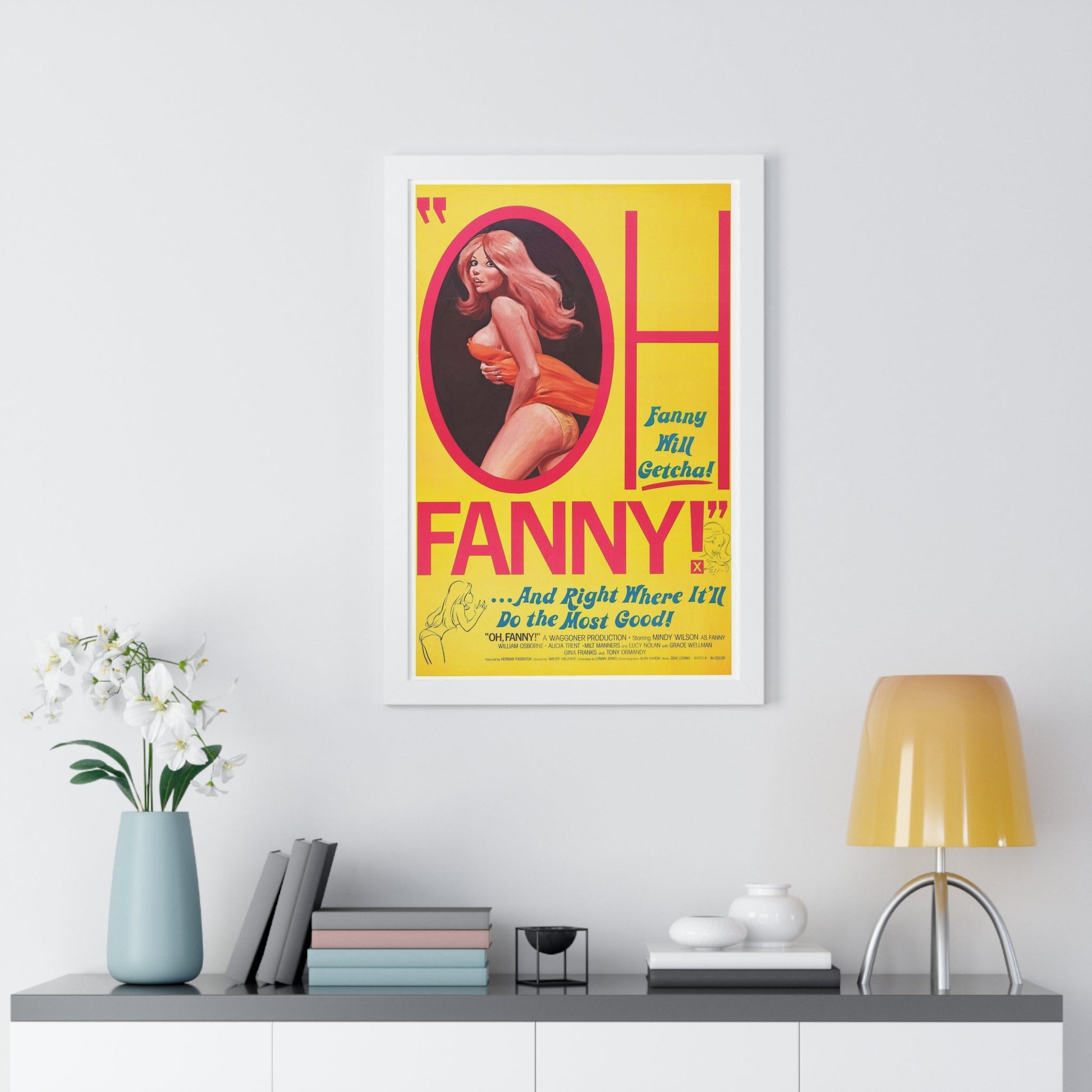 OH FANNY! 1971 - Framed Movie Poster-The Sticker Space