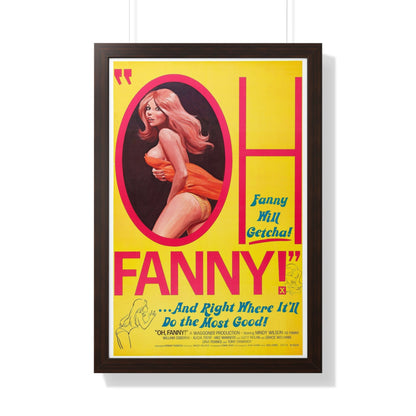 OH FANNY! 1971 - Framed Movie Poster-20" x 30"-The Sticker Space