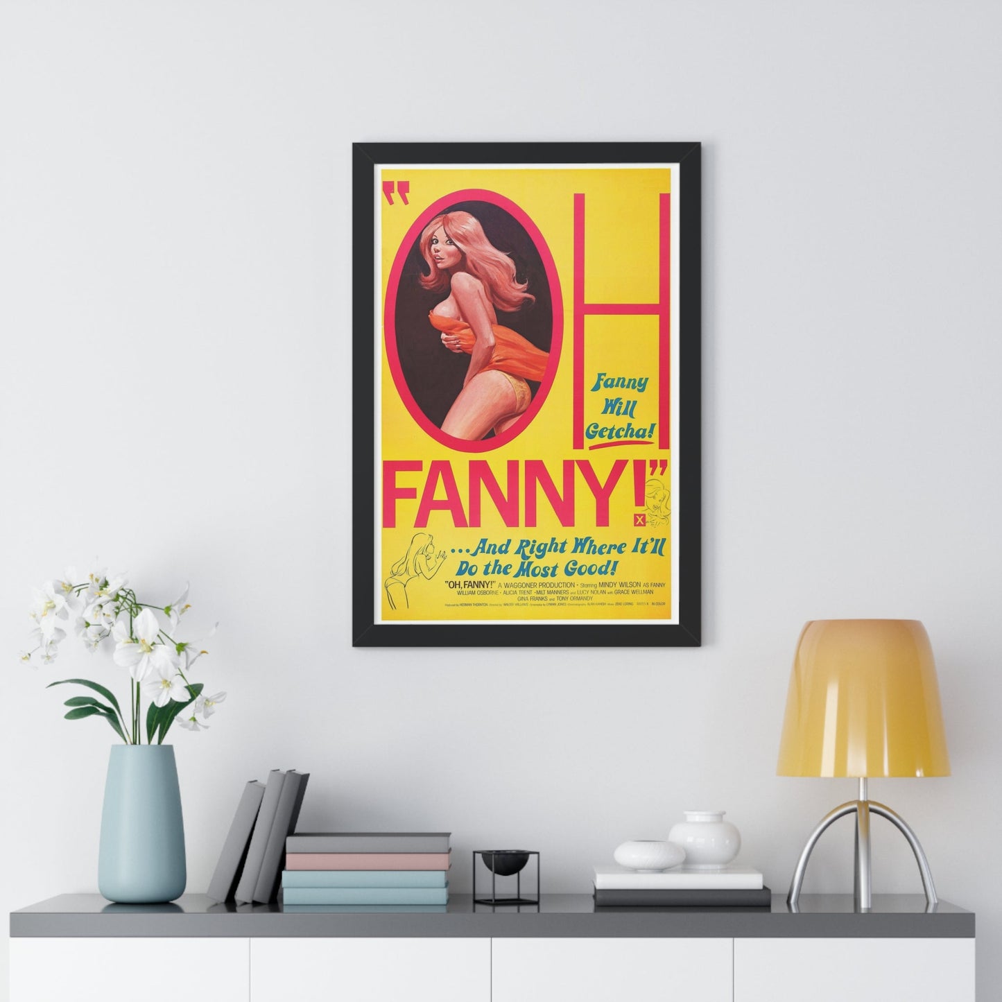 OH FANNY! 1971 - Framed Movie Poster-The Sticker Space