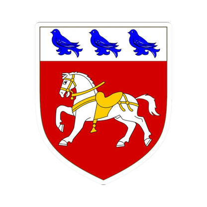 OHalloran arms no lizard crest (Ireland) (Coat of Arms) STICKER Vinyl Kiss-Cut Decal 2 Inch White - The Sticker Space