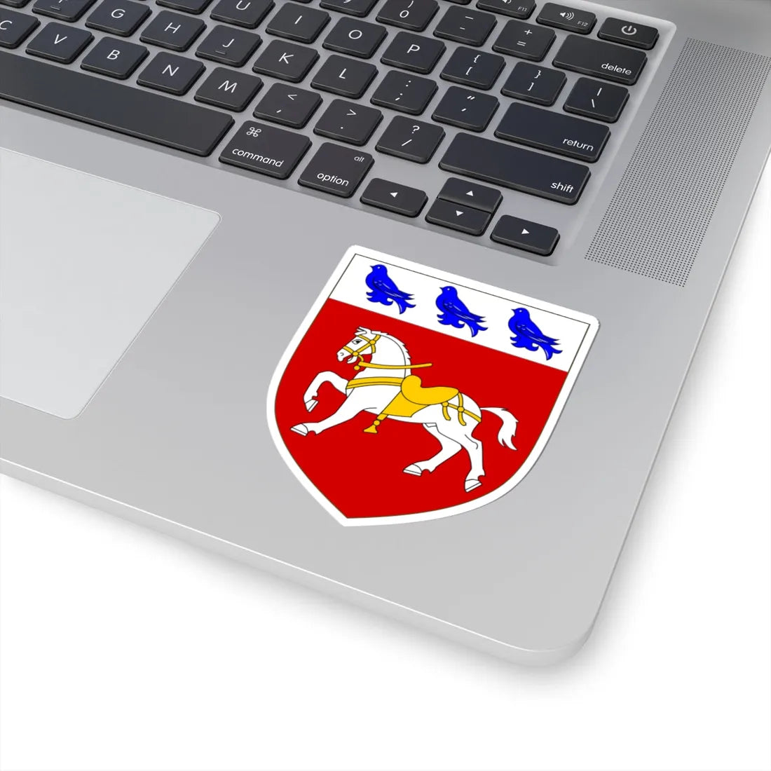 OHalloran arms no lizard crest (Ireland) (Coat of Arms) STICKER Vinyl Kiss-Cut Decal - The Sticker Space