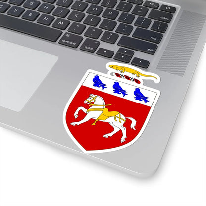 OHalloran arms with lizard crest (Ireland) (Coat of Arms) STICKER Vinyl Kiss-Cut Decal - The Sticker Space
