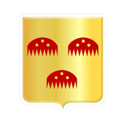 Ohey wapen (Belgium) (Coat of Arms) STICKER Vinyl Kiss-Cut Decal 3 Inch White - The Sticker Space