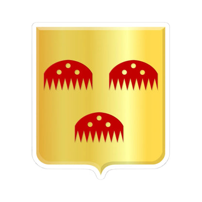 Ohey wapen (Belgium) (Coat of Arms) STICKER Vinyl Kiss-Cut Decal 4 Inch White - The Sticker Space