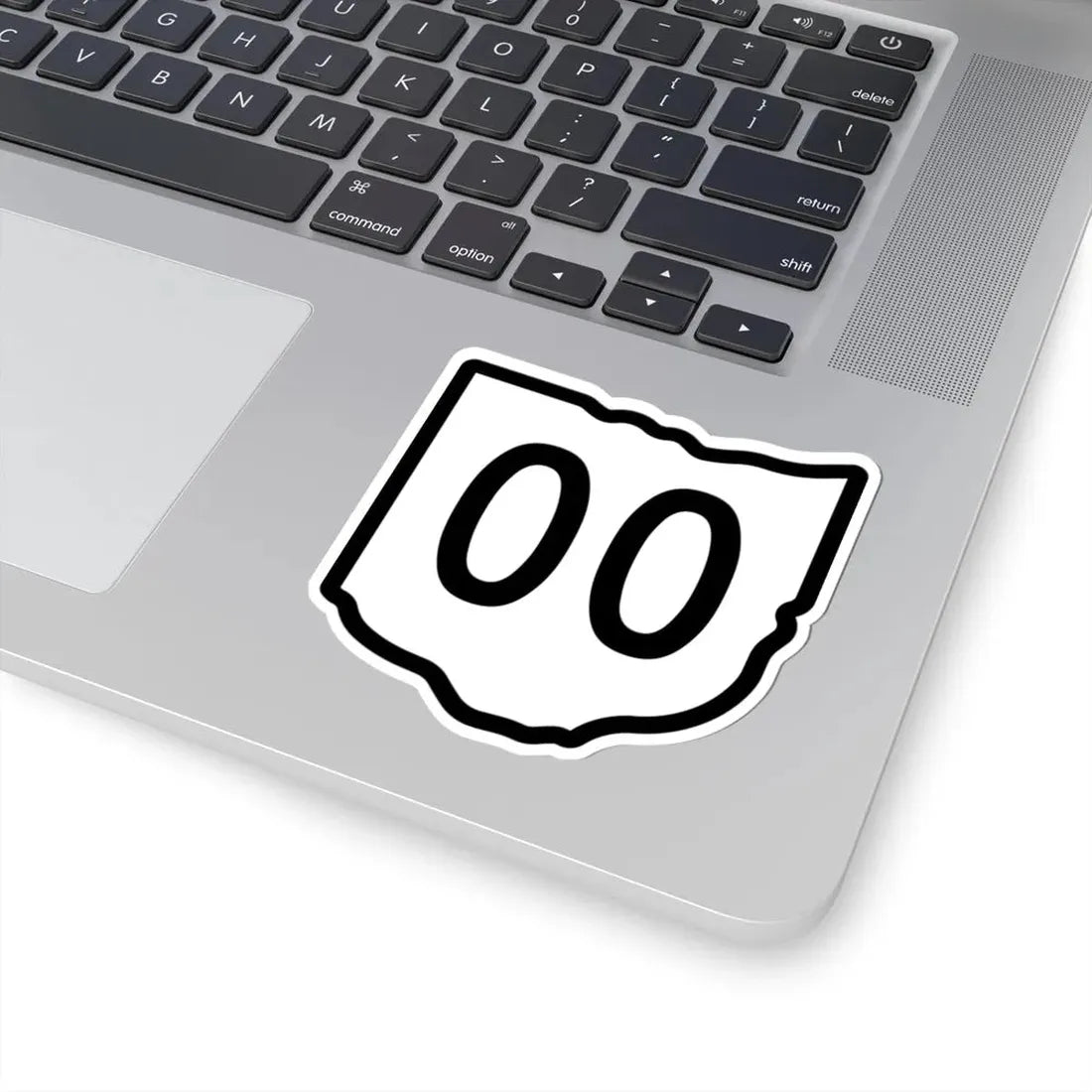 Ohio 2d sticker template (Ohio) (Road Sign) STICKER Vinyl Kiss-Cut Decal - The Sticker Space