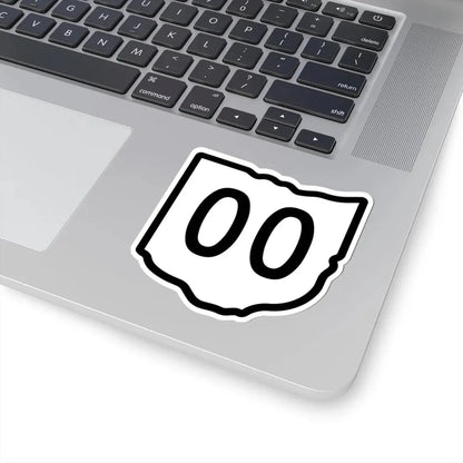 Ohio 2d sticker template (Ohio) (Road Sign) STICKER Vinyl Kiss-Cut Decal - The Sticker Space