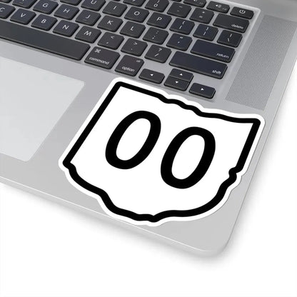 Ohio 2d sticker template (Ohio) (Road Sign) STICKER Vinyl Kiss-Cut Decal - The Sticker Space