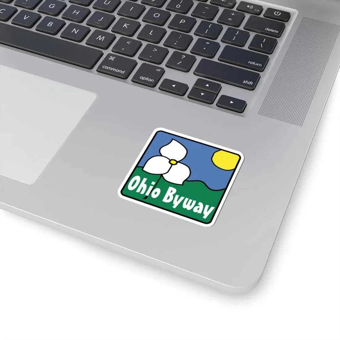Ohio Byway sign (Ohio) (Road Sign) STICKER Vinyl Kiss-Cut Decal - The Sticker Space