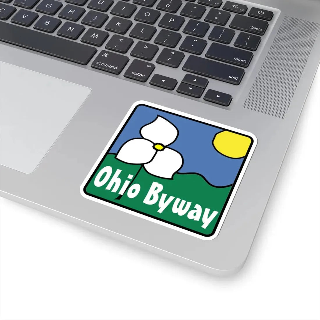 Ohio Byway sign (Ohio) (Road Sign) STICKER Vinyl Kiss-Cut Decal - The Sticker Space