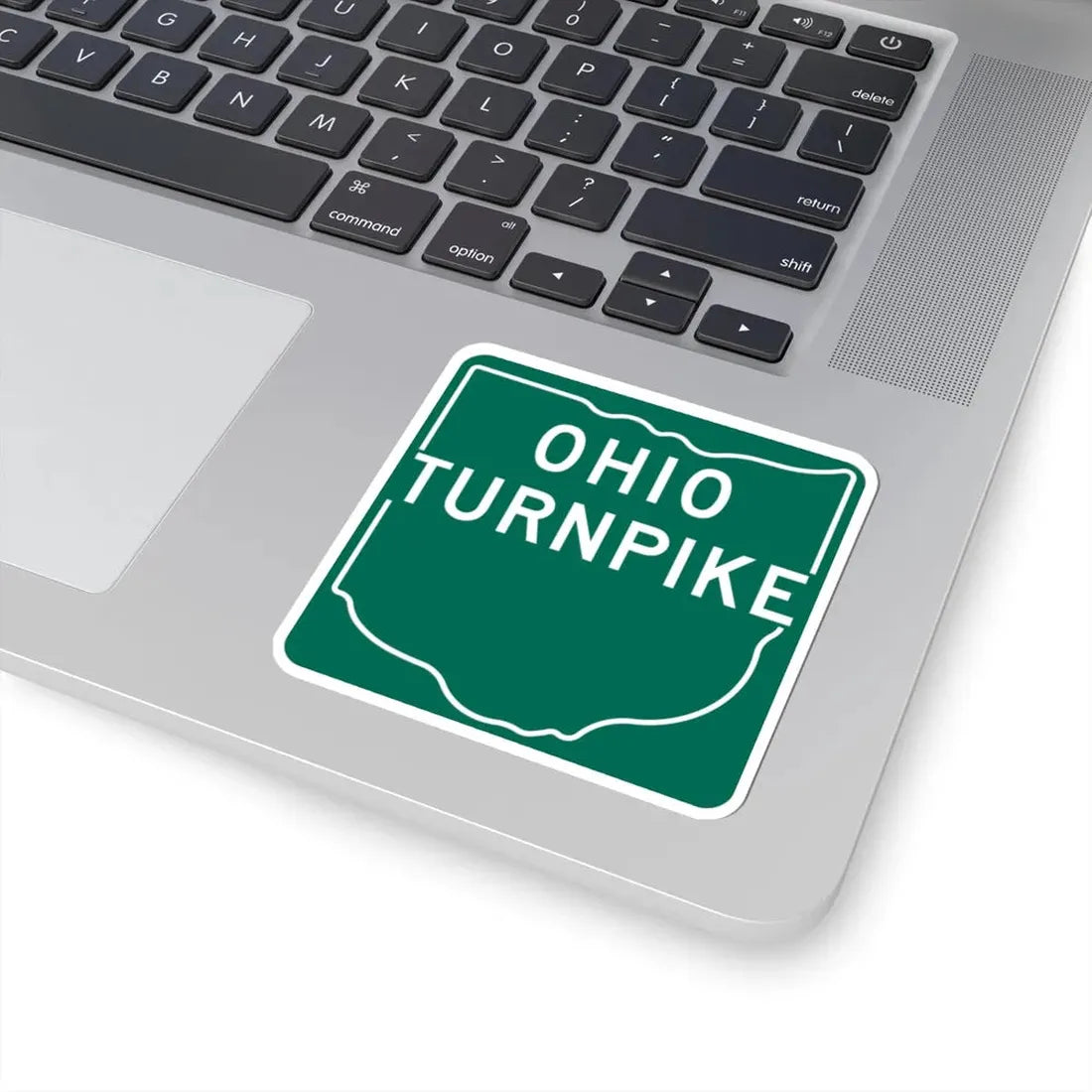 Ohio Turnpike 1960 (Ohio) (Road Sign) STICKER Vinyl Kiss-Cut Decal - The Sticker Space