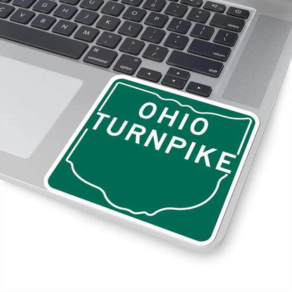 Ohio Turnpike 1960 (Ohio) (Road Sign) STICKER Vinyl Kiss-Cut Decal - The Sticker Space