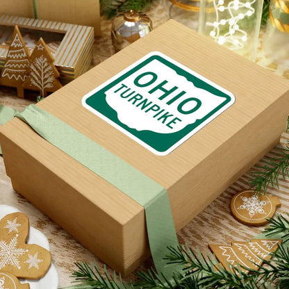 OhioTurnpike (Ohio) (Road Sign) STICKER Vinyl Kiss-Cut Decal - The Sticker Space