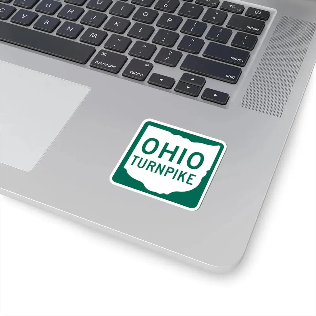 OhioTurnpike (Ohio) (Road Sign) STICKER Vinyl Kiss-Cut Decal - The Sticker Space