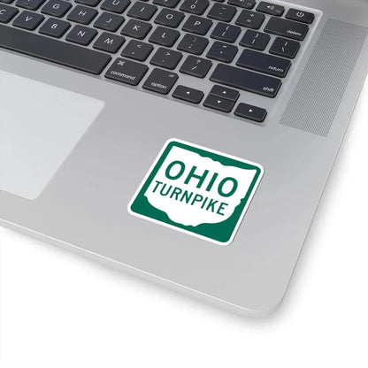 OhioTurnpike (Ohio) (Road Sign) STICKER Vinyl Kiss-Cut Decal - The Sticker Space