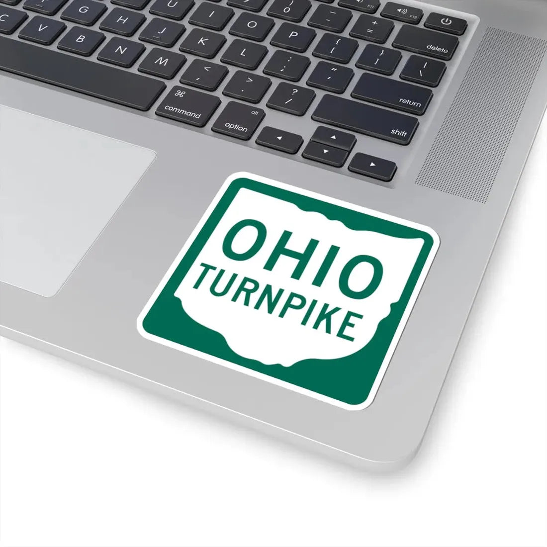 OhioTurnpike (Ohio) (Road Sign) STICKER Vinyl Kiss-Cut Decal - The Sticker Space