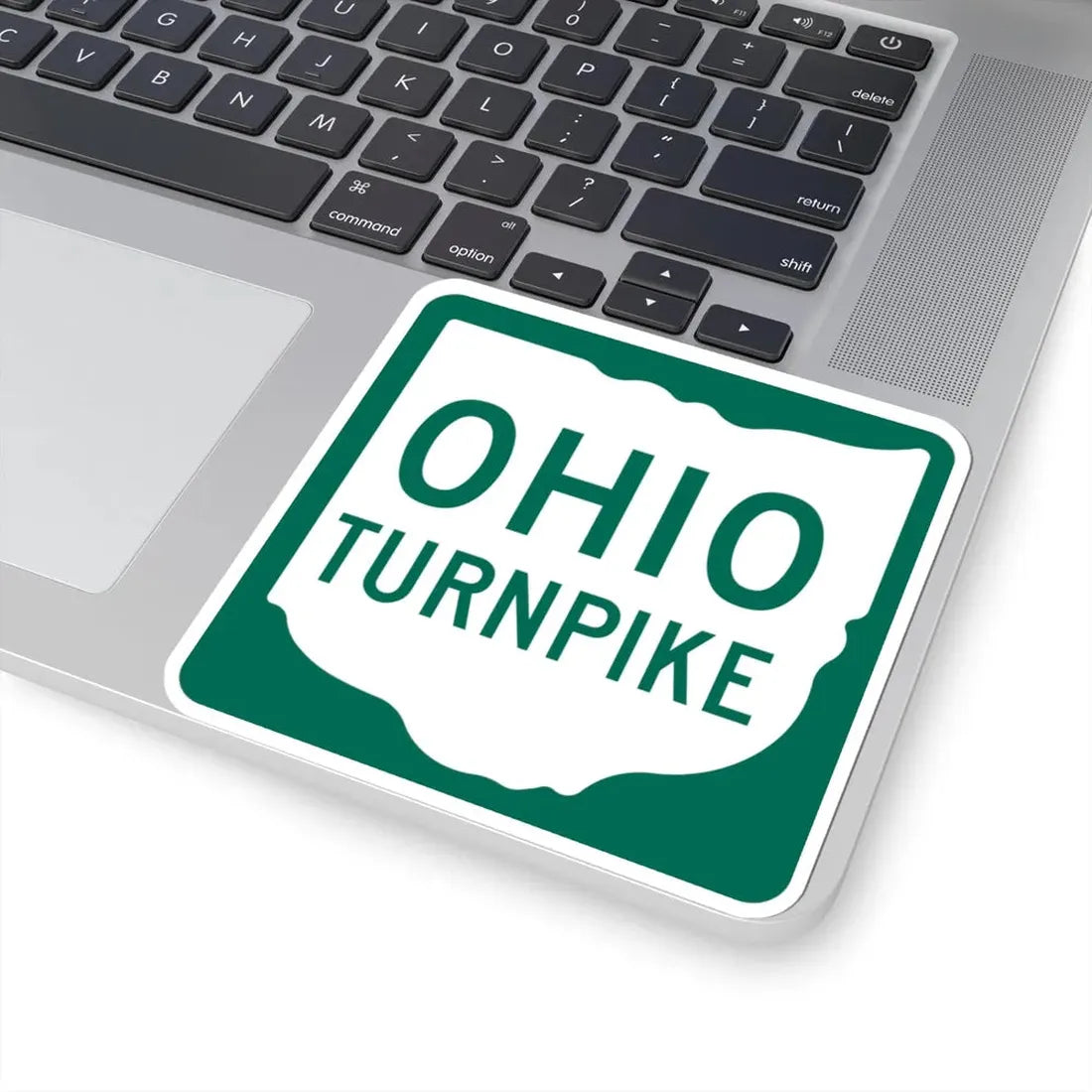OhioTurnpike (Ohio) (Road Sign) STICKER Vinyl Kiss-Cut Decal - The Sticker Space