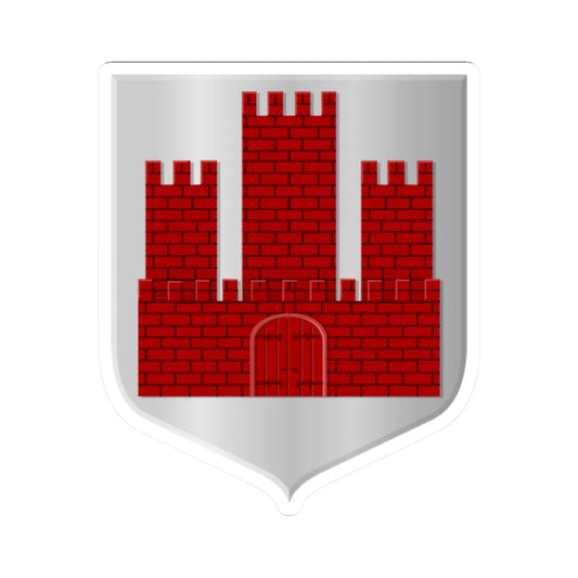 Oisterwijk wapen HRvA (Netherlands) (Coat of Arms) STICKER Vinyl Kiss-Cut Decal 2 Inch White - The Sticker Space