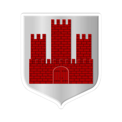 Oisterwijk wapen HRvA (Netherlands) (Coat of Arms) STICKER Vinyl Kiss-Cut Decal 4 Inch White - The Sticker Space