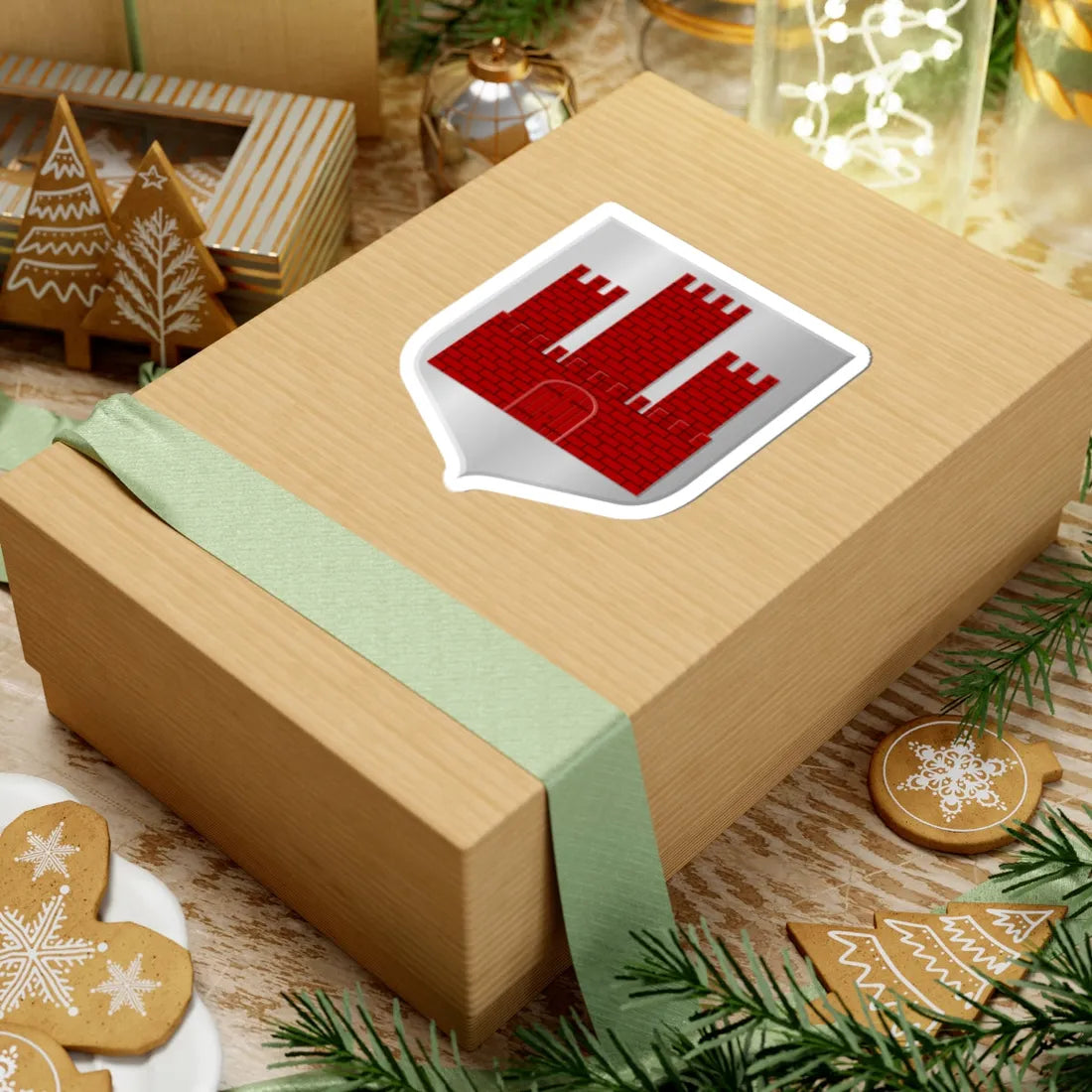 Oisterwijk wapen HRvA (Netherlands) (Coat of Arms) STICKER Vinyl Kiss-Cut Decal - The Sticker Space