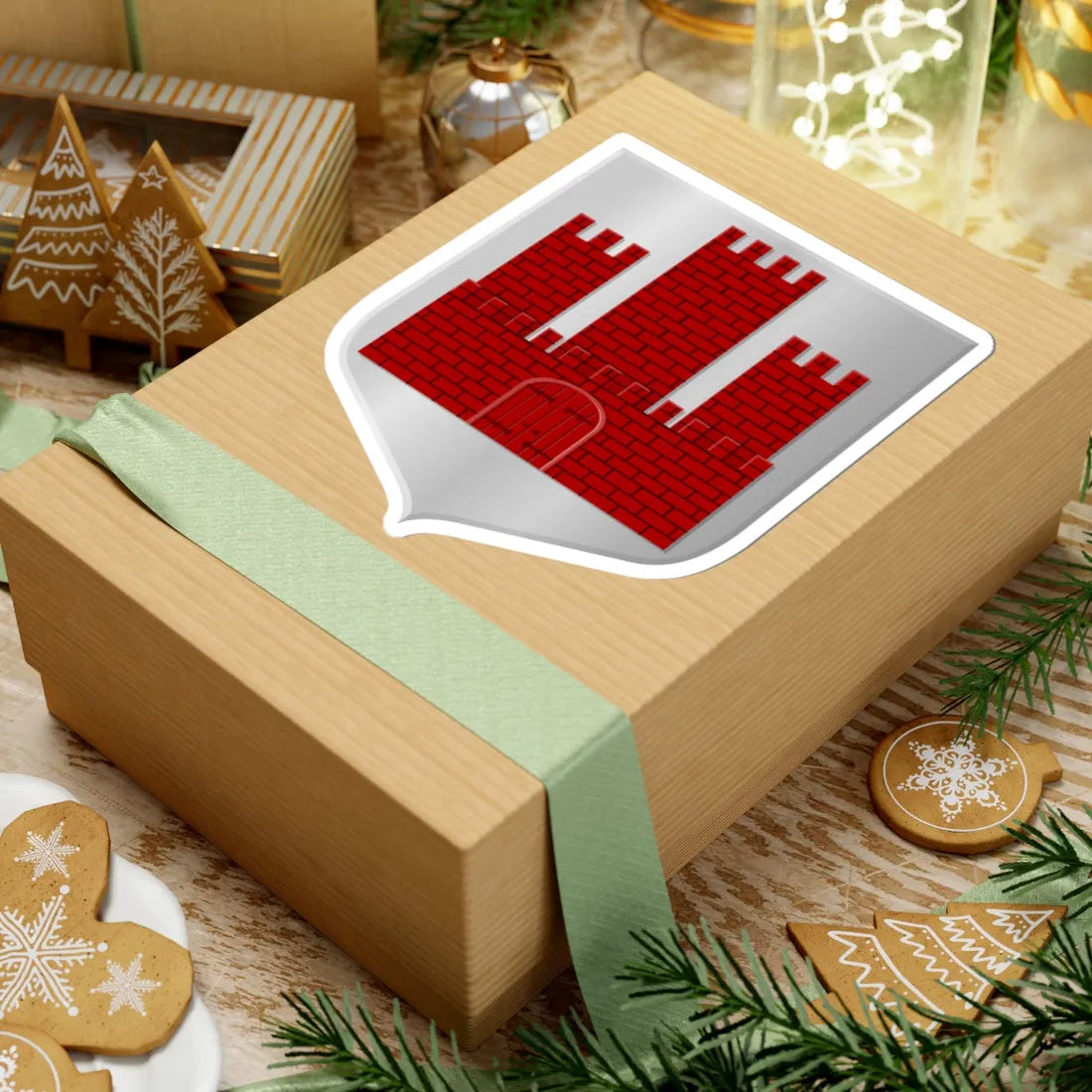 Oisterwijk wapen HRvA (Netherlands) (Coat of Arms) STICKER Vinyl Kiss-Cut Decal - The Sticker Space