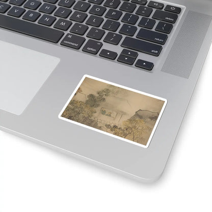 Okamoto Toyohiko - Autumn Landscape - 19th century v3 - STICKER Vinyl Kiss-Cut Decal