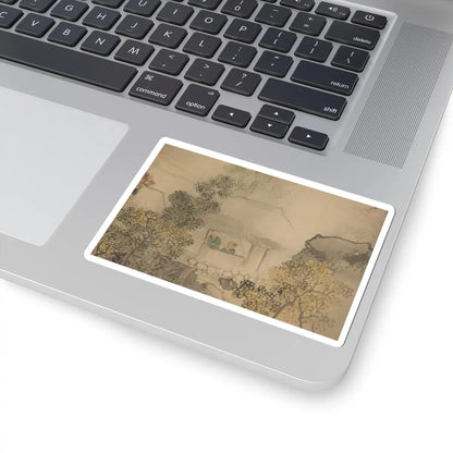 Okamoto Toyohiko - Autumn Landscape - 19th century v3 - STICKER Vinyl Kiss-Cut Decal