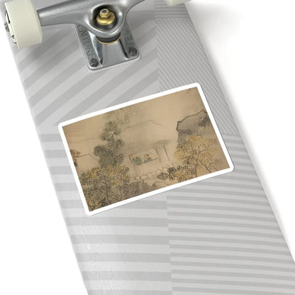 Okamoto Toyohiko - Autumn Landscape - 19th century v3 - STICKER Vinyl Kiss-Cut Decal